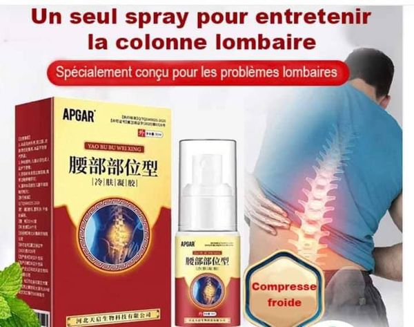 Spray bio Soulage les Douleurs Lombaires